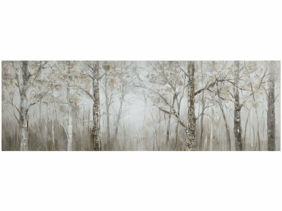 Metsämaisema Öljymaalaus 50x150 cm - Huonekalukauppa.net
