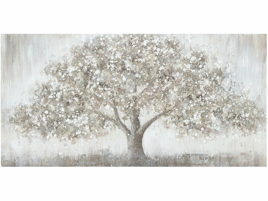 Suuri puu Öljymaalaus 70x140 cm - Huonekalukauppa.net
