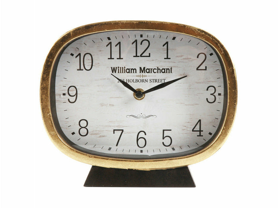 Chic Home Pöytäkello Tiroli, kulta 22x18 cm - Huonekalukauppa.net