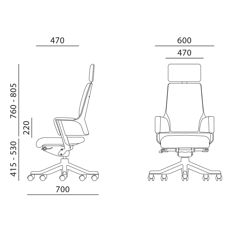 Task chair DELPHI - kuva 3