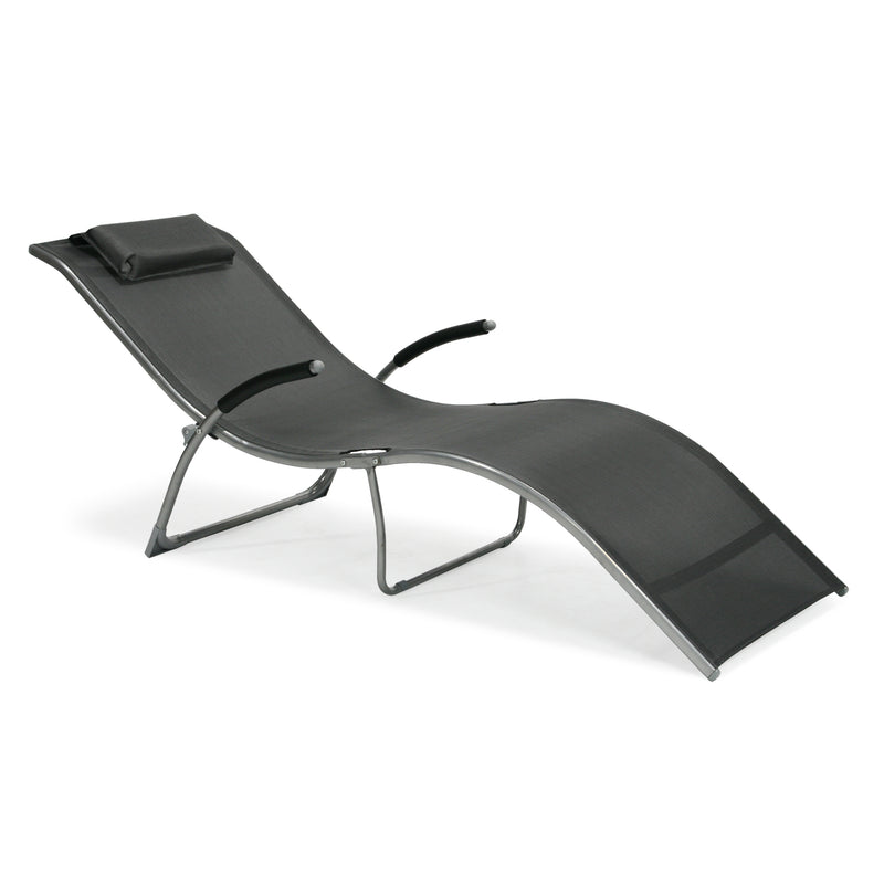 Deck chair BATYA grey - 10032
