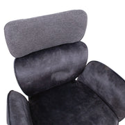 Chair EDDY with armrests, dark grey - kuva 6