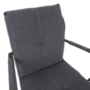 Chair EDDY with armrests, grey - kuva 6