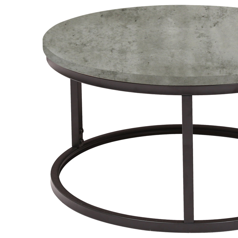 Coffee table BRITE D60xH32cm, grey - kuva 3