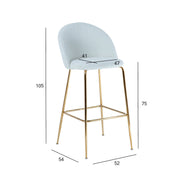 Bar chair BEETLE white - kuva 2