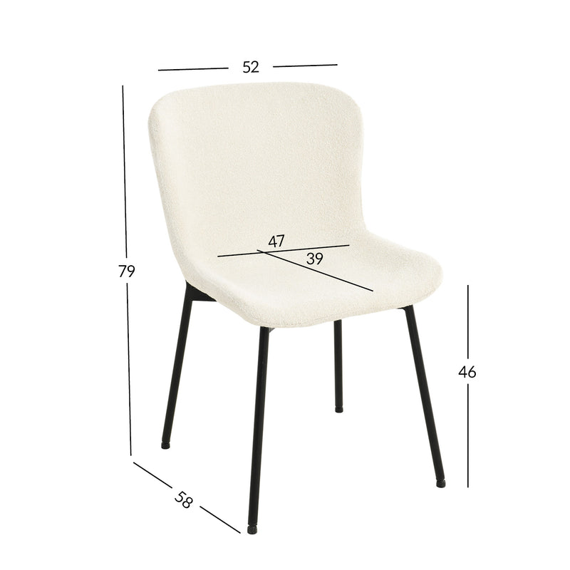 Chair MANOLO boucle - kuva 2