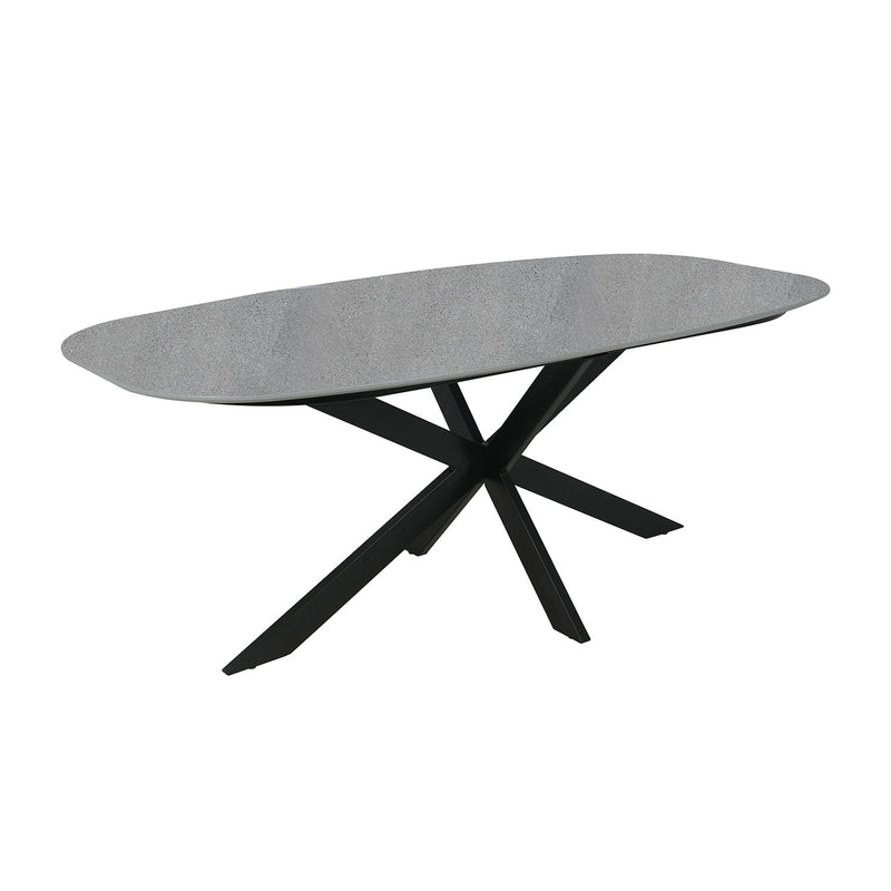 Dining table 200x100xH76cm, grey - 10579