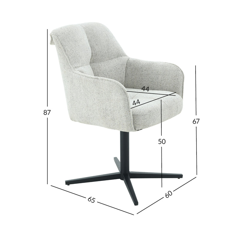 Chair BELDOR beige - kuva 2