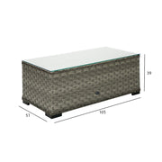 Coffee table GENEVA 105x51xH39 cm - kuva 2