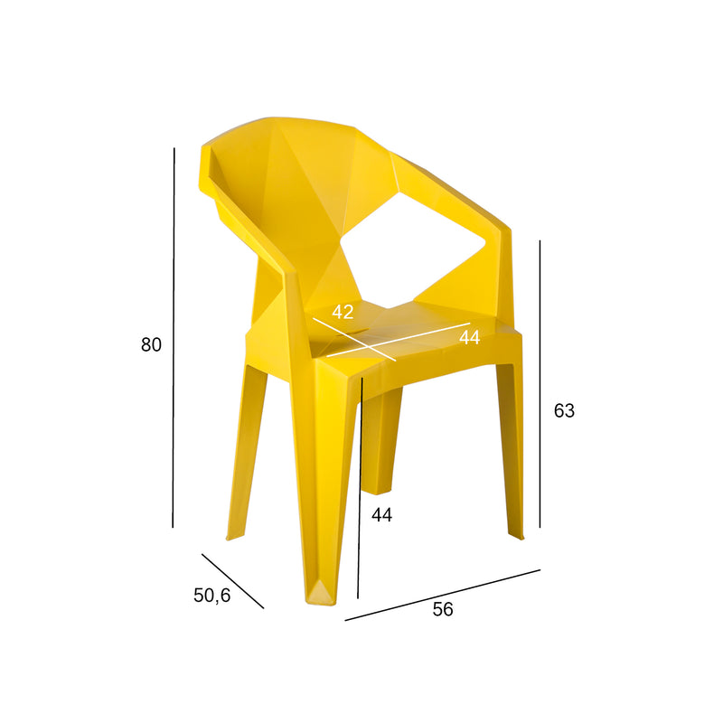 Chair MUZE mustard - kuva 2
