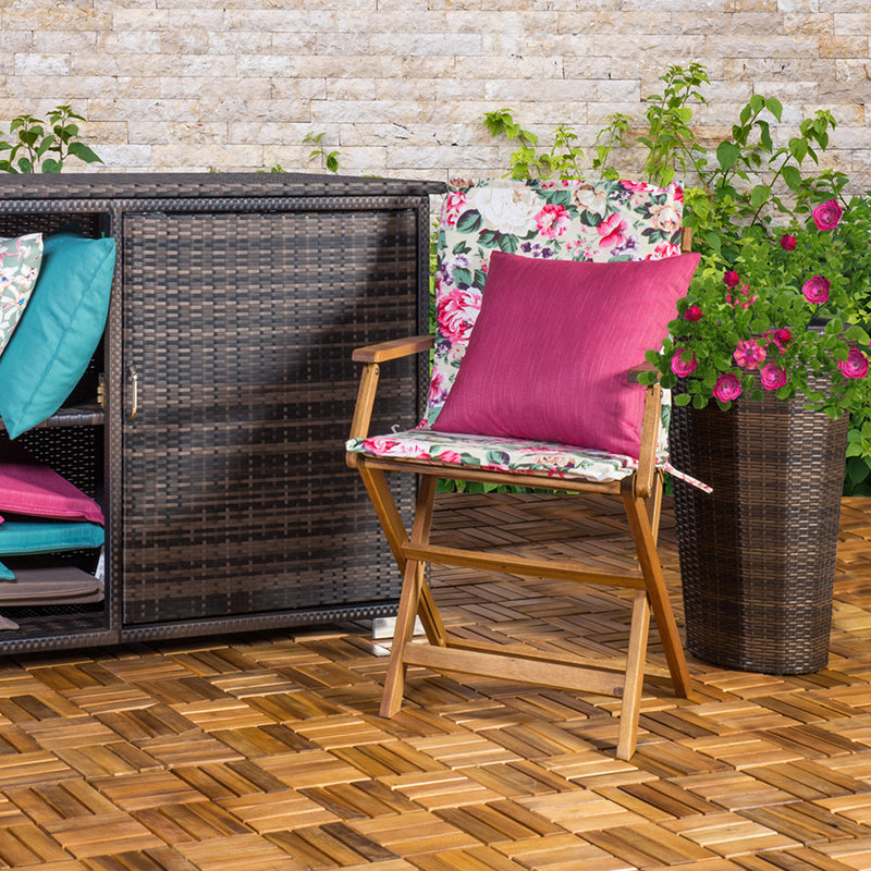 Chair FINLAY 54x57xH86cm with armrests, acacia - kuva 5