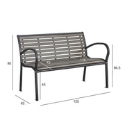 Bench VIOLA grey - kuva 2