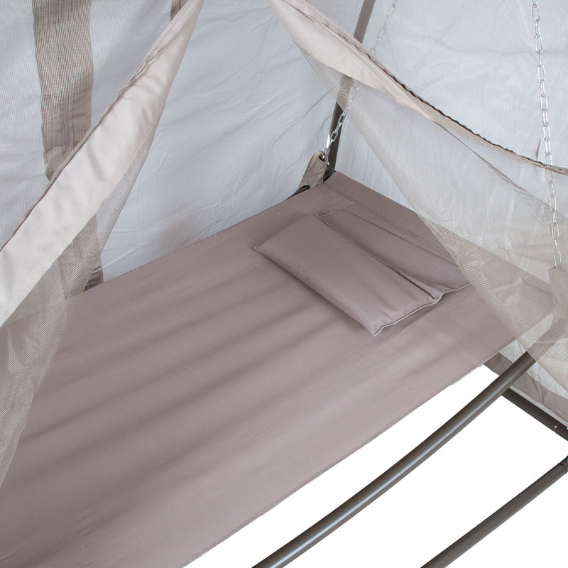 Hammock SUNDAY with canopy, taupe - kuva 8