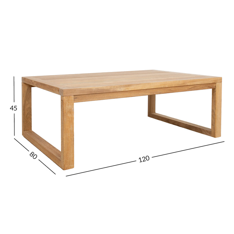 Coffee table SERENITY 120x80xH45cm, teak - kuva 2