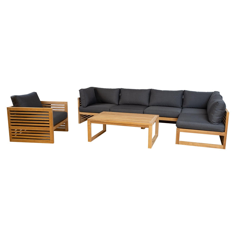 Coffee table SERENITY 120x80xH45cm, teak - kuva 7