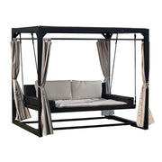 Swing gazebo BARCELONA brown/beige - 13255