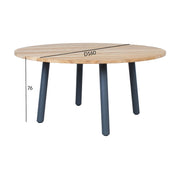 Table MARLINE D160xH76cm, teak - kuva 2