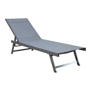 Deck chair ARIO grey - 13306