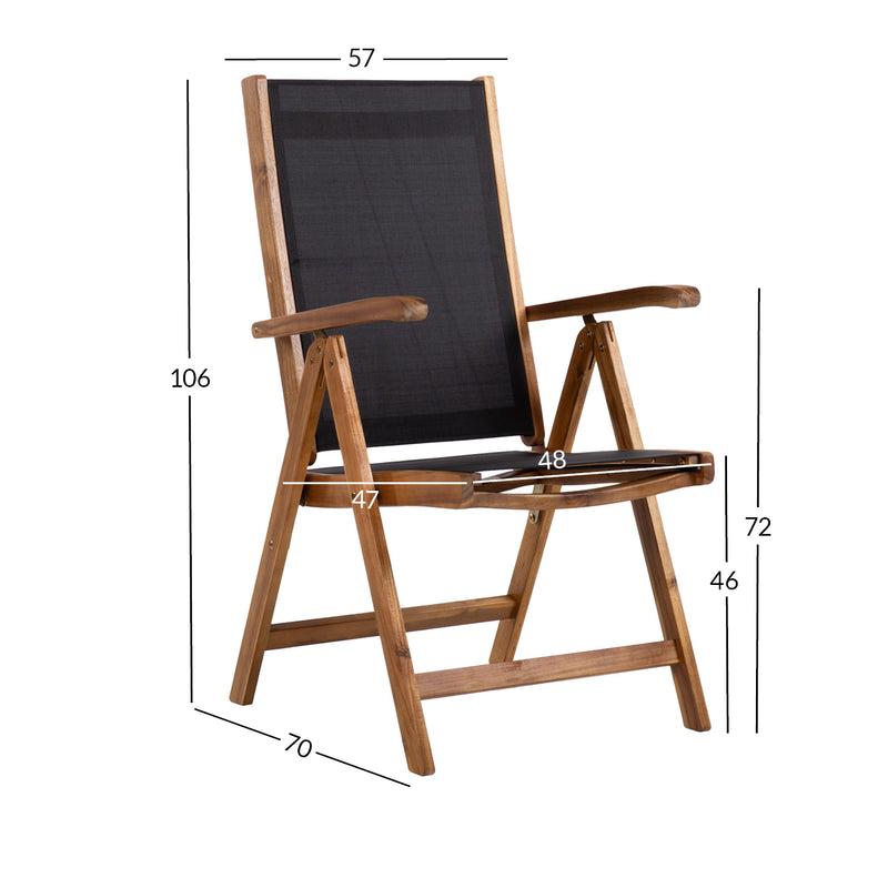 Chair FABIOLA black - kuva 2