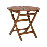 Table FABIOLA D80xH72cm, acacia - 13567