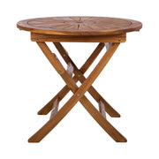 Table FABIOLA D80xH72cm, acacia - kuva 3