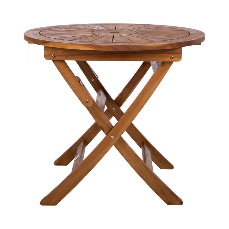 Table FABIOLA D80xH72cm, acacia - kuva 3