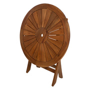 Table FABIOLA D80xH72cm, acacia - kuva 5