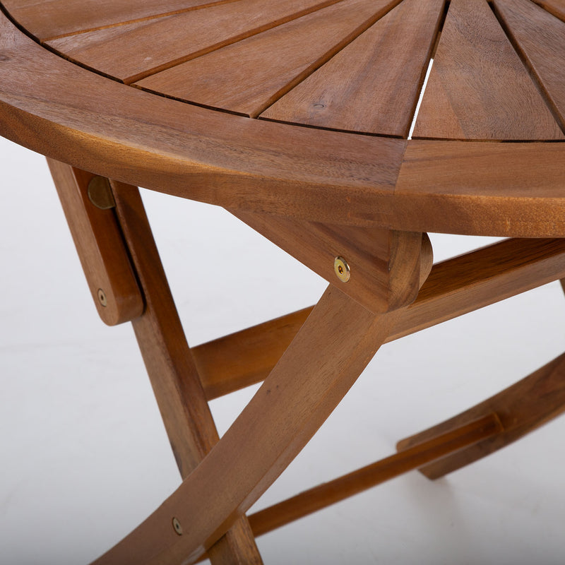 Table FABIOLA D80xH72cm, acacia - kuva 6