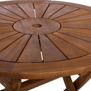Table FABIOLA D80xH72cm, acacia - kuva 8