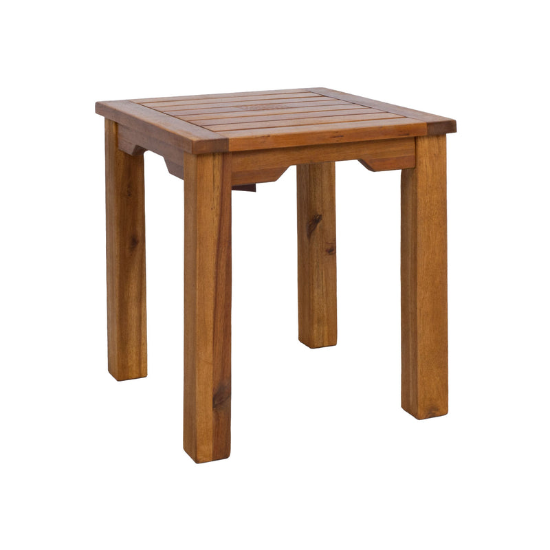 Bench-side table FORTUNA 40x40x45cm, acacia - 13577