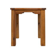 Bench-side table FORTUNA 40x40x45cm, acacia - kuva 3