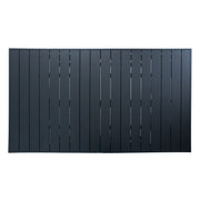 Table COLUMBUS 183/243x100xH76cm, dark grey - kuva 8