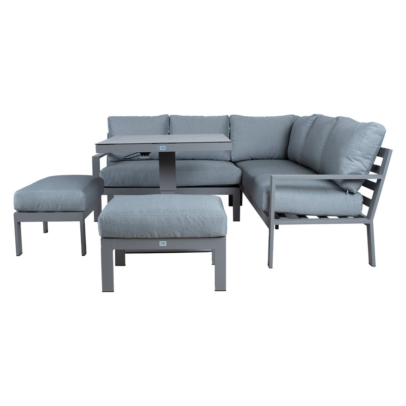 Garden furniture set RIO 4-parts, greyish beige - kuva 4