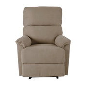 Recliner armchair GUSTAV with manual mechanism, dark beige - kuva 4