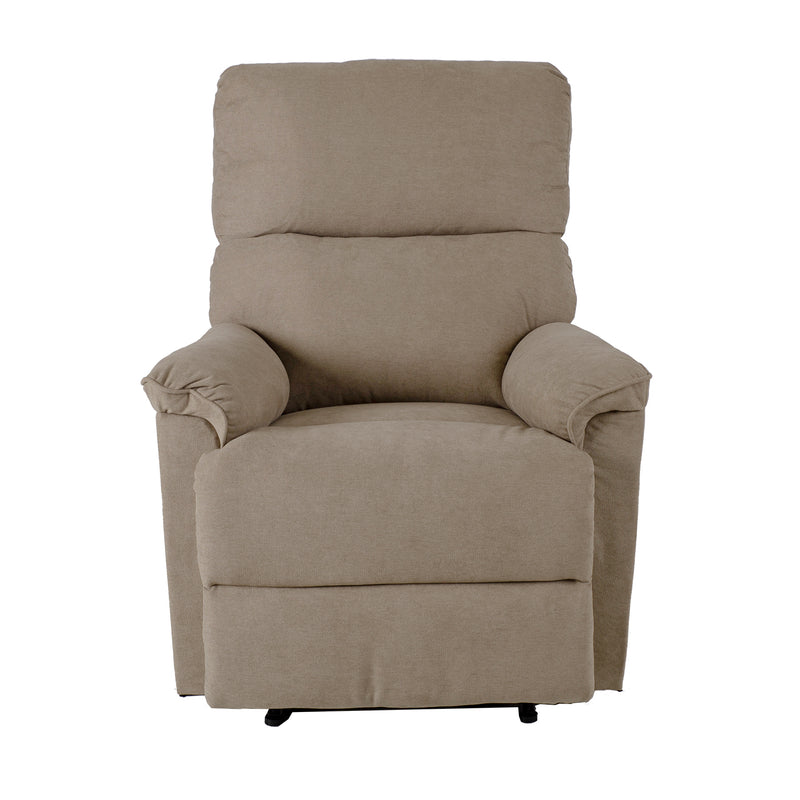 Recliner armchair GUSTAV with manual mechanism, dark beige - kuva 4