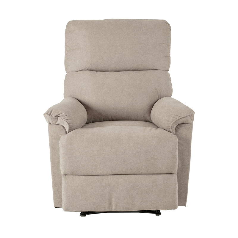 Recliner armchair GUSTAV with manual mechanism, taupe - kuva 4