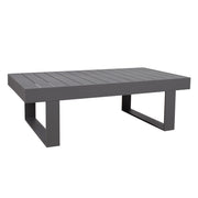 Coffee table FLUFFY 133x73,5xH42cm, grey - 13793