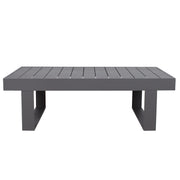 Coffee table FLUFFY 133x73,5xH42cm, grey - kuva 3