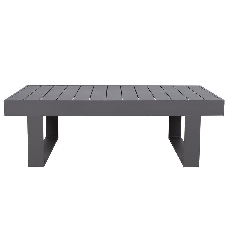 Coffee table FLUFFY 133x73,5xH42cm, grey - kuva 3