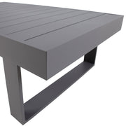 Coffee table FLUFFY 133x73,5xH42cm, grey - kuva 5
