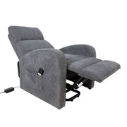 Recliner armchair BARNY with electric lifting mechanism, grey - kuva 3