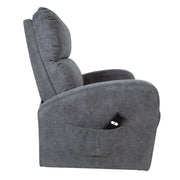Recliner armchair BARNY with electric lifting mechanism, grey - kuva 5