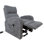 Recliner armchair BARNY with electric lifting mechanism, grey - kuva 7