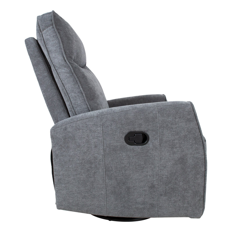 Recliner armchair EDDY with swinging and rotating manual mechanism - kuva 5