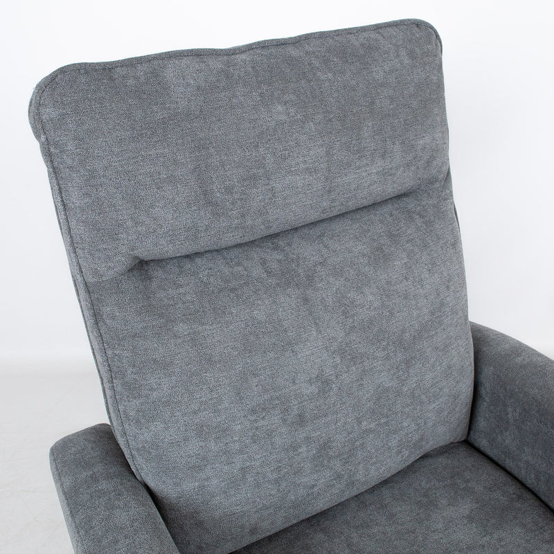 Recliner armchair EDDY with swinging and rotating manual mechanism - kuva 7