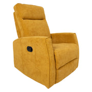 Recliner armchair EDDY with swinging and rotating manual mechanism - 13855