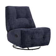 Recliner armchair WILLA with swinging and rotating manual mechanism - 14015