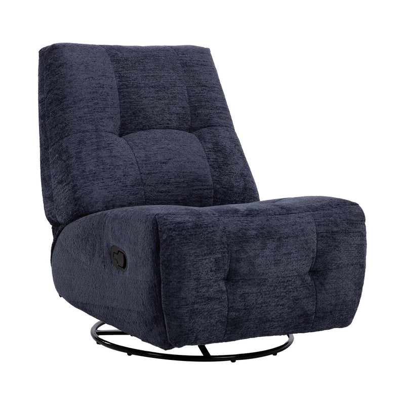 Recliner armchair WILLA with swinging and rotating manual mechanism - 14015