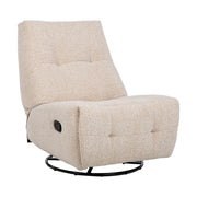 Recliner armchair WILLA with swinging and rotating manual mechanism - 14016
