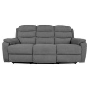 Recliner sofa MIMI 3-seater with electric mechanism, grey - kuva 4